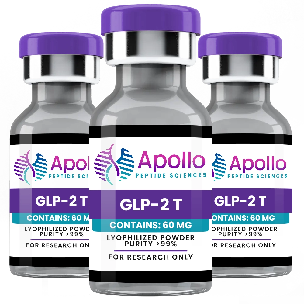 GLP-2 T 60mg Multi Pack Peptides by Apollo Peptide Sciences