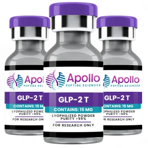 GLP-2 T 15mg Multi Pack Peptides by Apollo Peptide Sciences GLP-2 T 15mg Multi Pack Peptides by Apollo Peptide Sciences